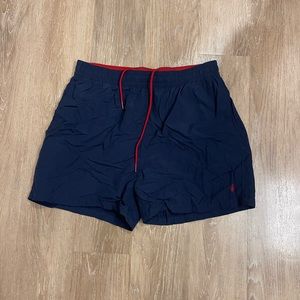 Vintage Polo Ralph Lauren Blue Swim Trunks Large